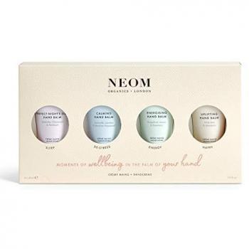 Neom Organics Moments Of Wellbeing In The Palm Of Your Hand Gift Set - 4x30ml Luxury Hand Creams with Essential Oils