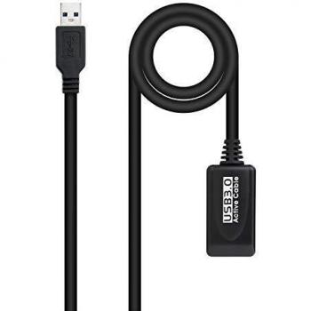 Nano Cable 10.01.0311 - Cable prolongador USB 3.0 con Amplificador