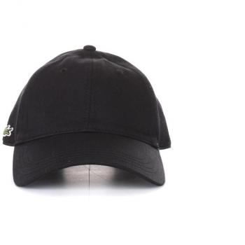 Lacoste Unisex Twill Cap - Black - One Size