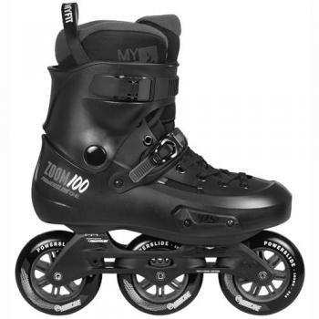Powerslide Zoom Pro Patines en Línea Negros para Adultos Talla 41-42