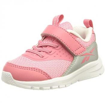 Reebok Rush Runner 4.0 TD - Zapatillas de Deporte para Bebés, color Astro Pink Silver Met FTWR White, talla 24 EU