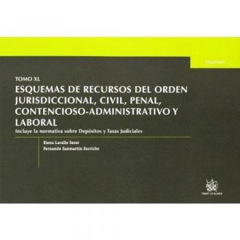Tomo XL Esquemas de Recursos del Orden Jurisdiccional, Civil, Penal, Contencioso-Administrativo y Laboral