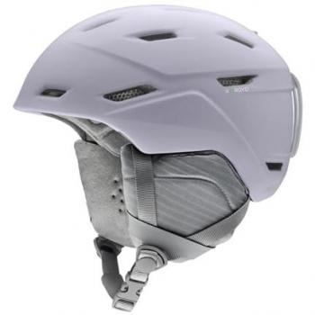 Casco Smith Mirage Matte Lunar Fog para mujer, gris claro, talla 55-59