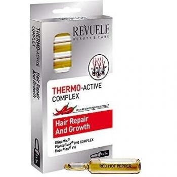 Revuele Ampullen Thermo Aktiv Komplex Haarreparatur Und Wachstum 5 ml 100% Reine Natürliches und Organisches Pflegt und Stärkt Мacht das Haar Gesünder und Schöner