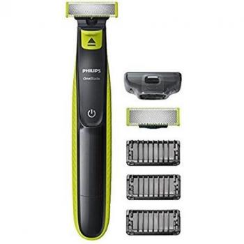 Philips QP2520/30 OneBlade - Recortador de barba, recorta, perfila y afeita, recargable