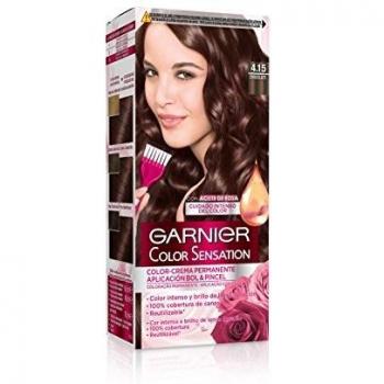 Garnier Color Sensation - Tinte Permanente Chocolate 4.15, disponible en más de 20 tonos