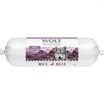 Wolf of Wilderness Adult 6 x 400 g - Salsicha - Wild Hills - Pato