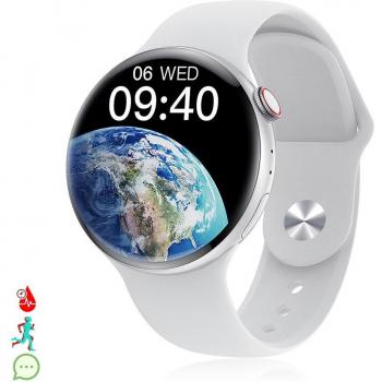 Smartwatch Watch8Pro Plus: Monitor de actividad física con termómetro, medición de oxígeno en sangre, tensión arterial y ECG.