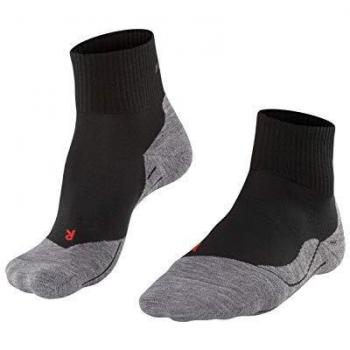Falke TK5 Short Men's Hiking Socks - Black, Anti-Blister, Size 46-48