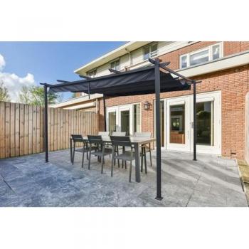 Pérgola autoportante CAZEBOO MIRA 4x3m Gris Antracita
