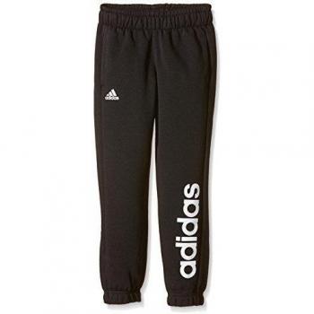adidas YB ESS Lin BRPC - Pantalón para niño, color negro / blanco, talla 140