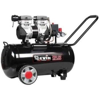 Cevik 2020 Compresor silencioso 50L 1.5HP Pro CA-PRO50SILENC, Negro, 0