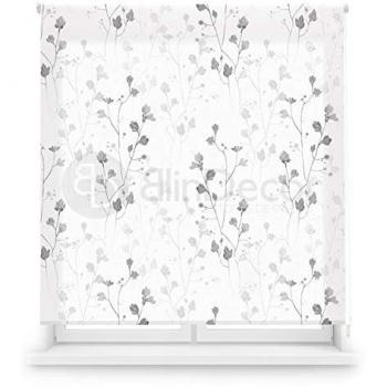 Estor Enrollable Translúcido con Estampado Floral Modelo Bloom - 150x180 cm - Blindecor