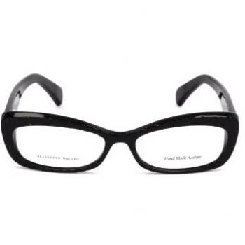 Alexander McQueen Women's Black Eyeglass Frame AMQ 4203_807 (52 mm)
