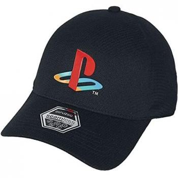 Gorra Adulto PlayStation - Logo Negro Seamless