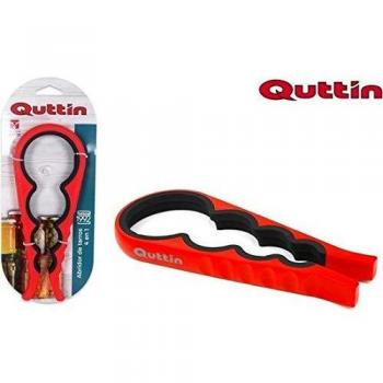 Quttin 50696 Abridor Tarros 4 en 1, Metal