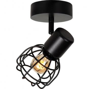 Foco de Techo Filox, Negro, 1 Luz E14