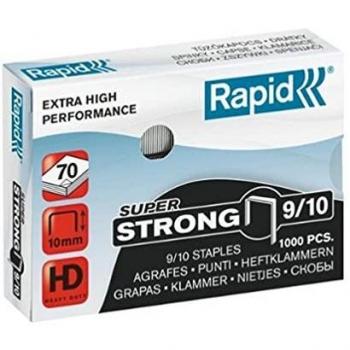 Leitz Rapid 24871100 Staples 9/10 MM Super Strong Zinc-Plated Pack of 1000