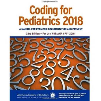 Coding for Pediatrics 2018