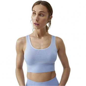 Top deportivo Born Living Yoga Urdhava para mujer en color azul Forever Blue