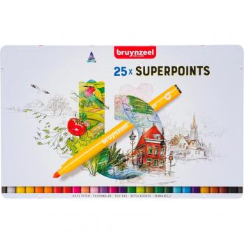 Correcto. El nombre del producto es: TALENS ROTULADOR BRUYNZELL SUPER PUNTA 25 UDS BRUYNZEEL