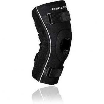 Rehband UD Hyper-X Knee Brace Ortesis de Rodilla, Unisex Adulto, Negro, Extra-Small