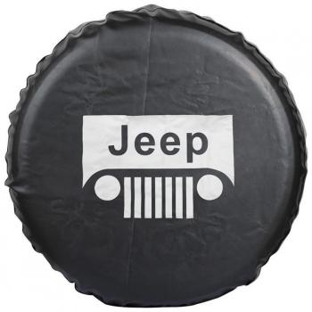 Jucarvo PVC Jeep RV Liberty Wrangler cubierta de neumáticos de rueda de repuesto para Jeep R16