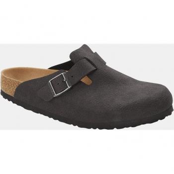 Zuecos Birkenstock Boston Vegano Negro
