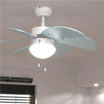 Cecotec EnergySilence Aero 3600 Vision Sky Ventilador de Techo con Luz 50W, 3 Velocidades, Azul