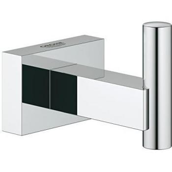 Grohe Essentials Cube - Colgador de albornoz, fijación empotrada