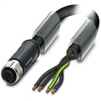 Cable de conexión Phoenix Contact M12 Hembra 4 polos sin terminación 2m 630V 12A