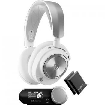 Auricular Arctis Nova Pro Wireless White - SteelSeries | Gaming Headset | Bluetooth | Over-Ear | Noise canceling | Wireless | Color blanco