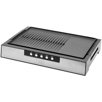 Barbacoa eléctrica BOJ BBC-2200 2200W con superficie antiadherente y plancha desmontable