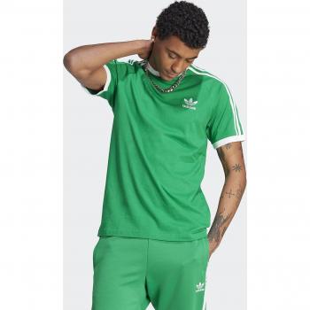 Camiseta de Manga Corta Adidas Adicolor Classics 3 Bandas para hombre en color verde