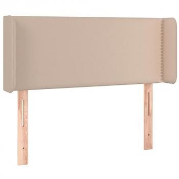 Cabecero LED Capuchino en Cuero Sintético 93x16x78/88 cm