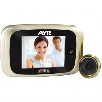 AYR 753 - Mirilla digital, níquel mate y latón