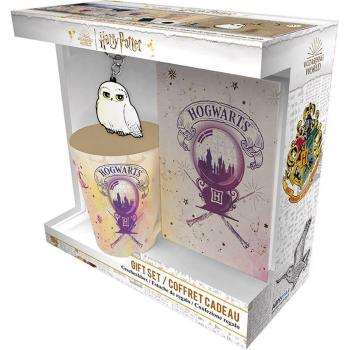 Kit de Regalo Harry Potter Hogwarts Deluxe con Taza, Llavero y Cuaderno Multicolor