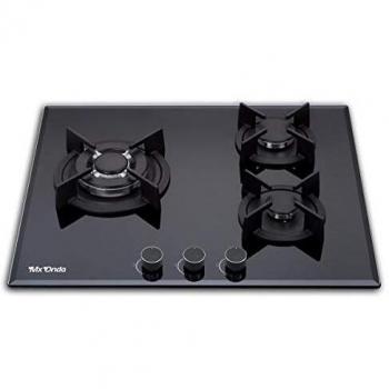 Mx Onda S0428483 Placa de Gas Natural, 3 Fogones, 60 cm