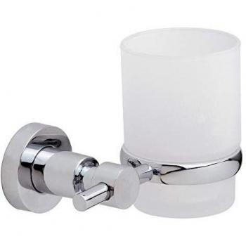 tesa Loxx Soporte para cepillo de dientes, metal cromado brillante, autoadhesivo, tecnología adhesiva de montaje, 95 x 130 x 100 mm