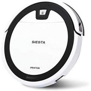 PRIXTON Siesta - Aspiradora Robot / Robot Aspirador con Gran Potencia de Succión hasta 1000 PA con WiFi y App, Programable e Inteligente, Limpieza automática, Barre, Friega, Pasa la Mopa