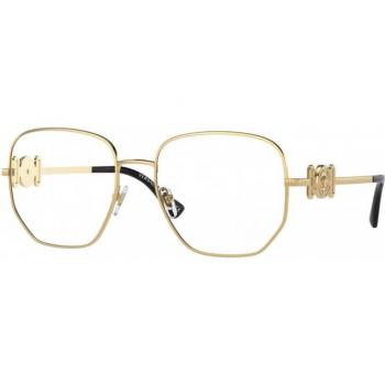 Versace VE1283 1002 Women's Geometric Gold Eyeglasses