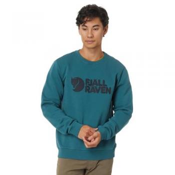 Sudadera Fjällräven Logo Azul para Hombre