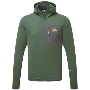 Mountain Equipment Lumiko Hooded Fleece Jacket - Men's Medium, Fern/Ombre