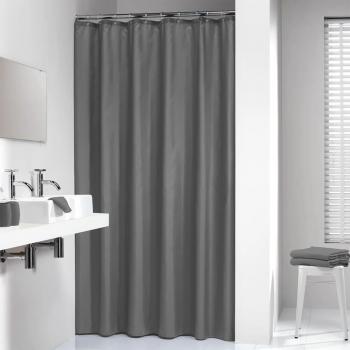 Cortina de Ducha Sealskin Madeira Tela Impermeable y Resistente 240 cm Color Gris