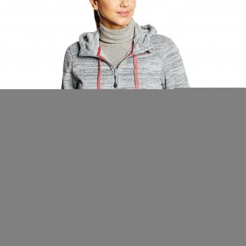 Salewa Fanes Pl W Fz Hdy - Sudadera para mujer, color gris, talla 52/46