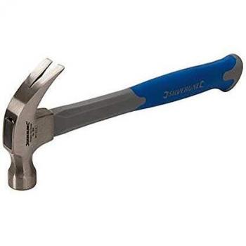 Silverline HA10 - Martillo sacaclavos con mango de fibra de vidrio