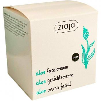 Crema Facial Hidratante de Aloe Vera para Piel Seca y Normal Ziaja