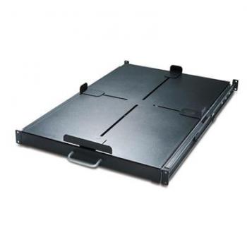 APC 1U Rackmount Sliding Shelf - 200lbs Capacity - Black