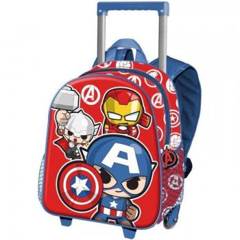Mochila con Ruedas 3D Karactermania Los Vengadores (Avengers) Impact 34cm