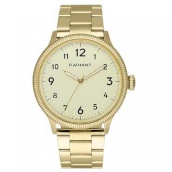 Radiant Reloj de Mujer Timmy RA627203 de Acero y Correa Dorada, Analógico, 3 ATM